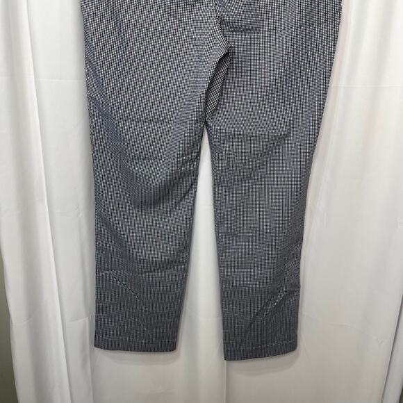 Hilary Radley slacks pants trousers women's large pull on white black check - Picture 5 of 16
